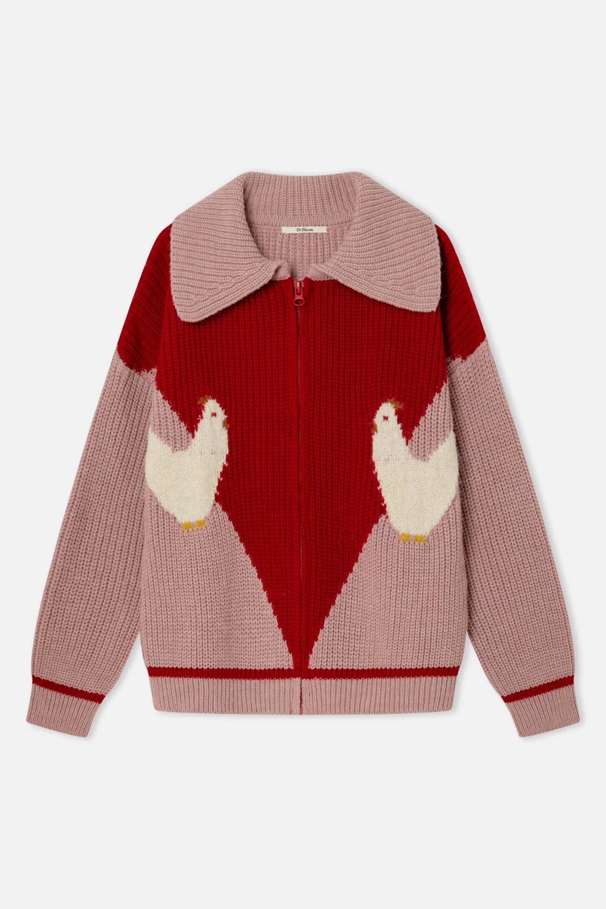Pink Farm Sweater