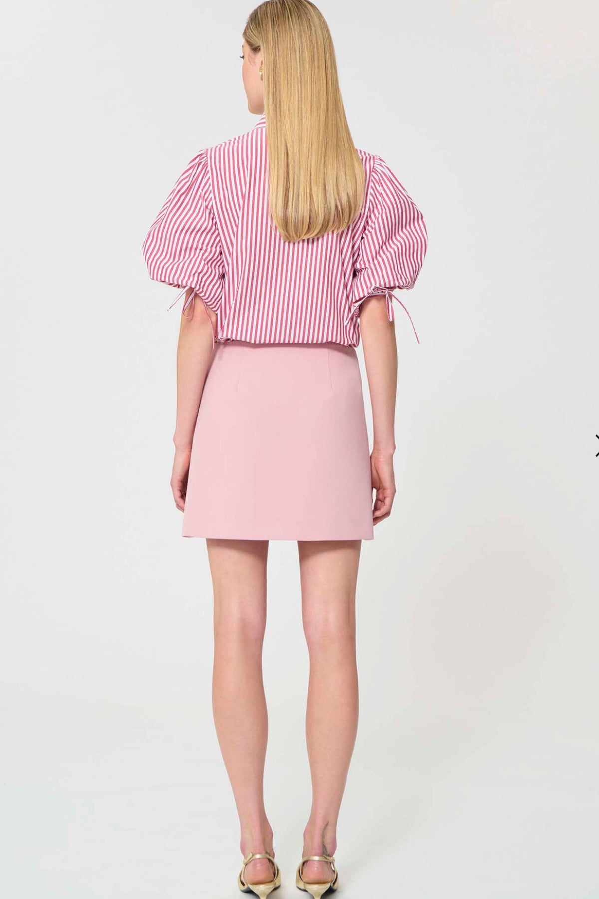 Jadis Skirt pale pink double canvas