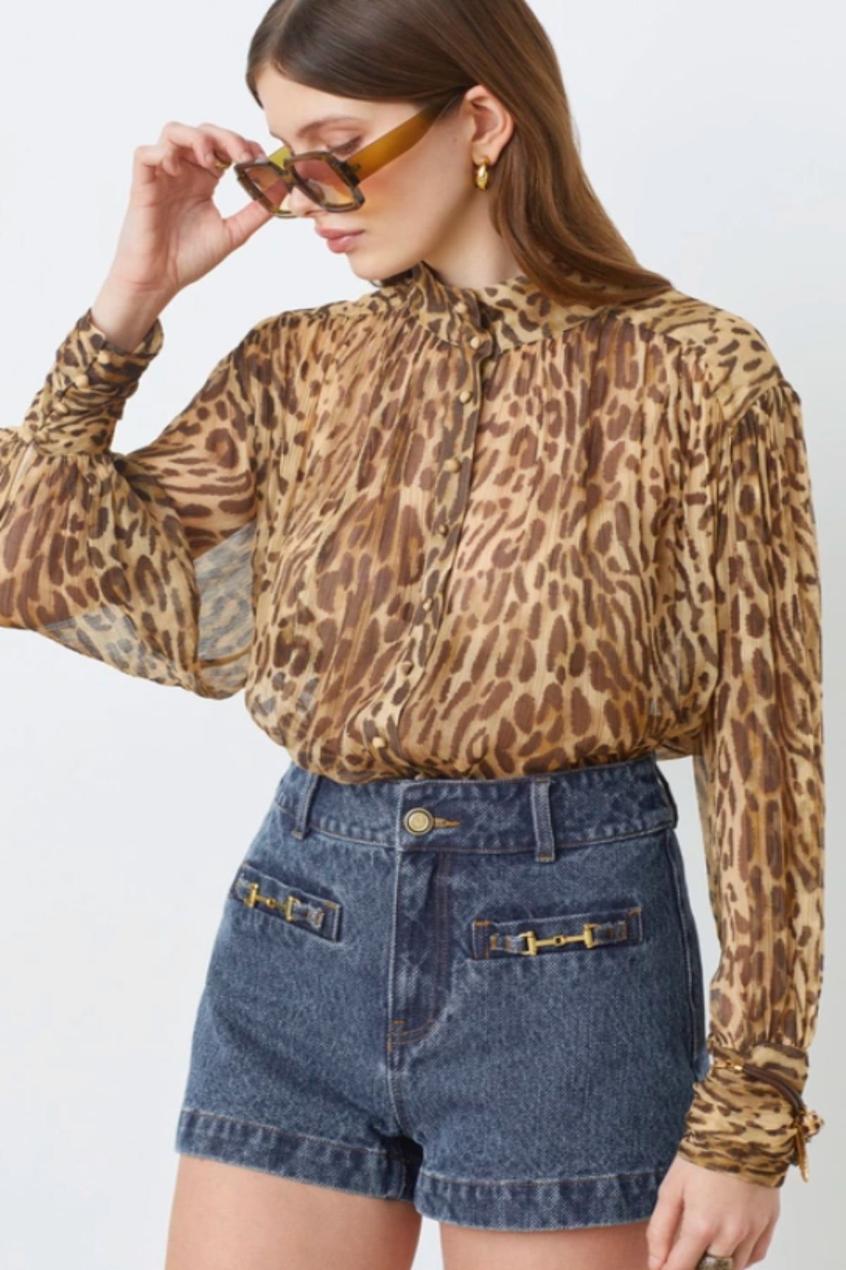 Brett Fantasy Denim Shorts