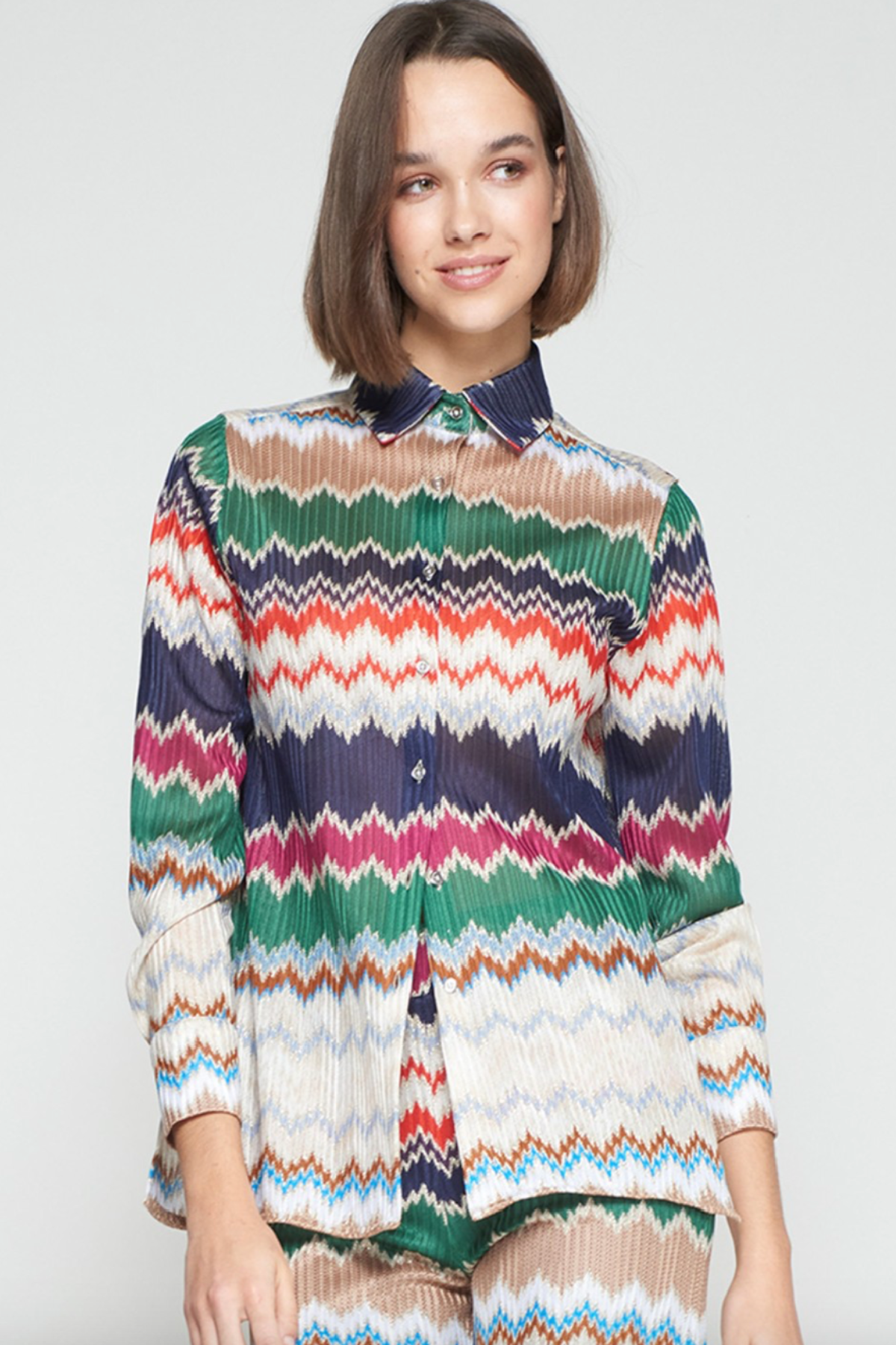 Mariela Espiga Jacquard Multicolour Shirt