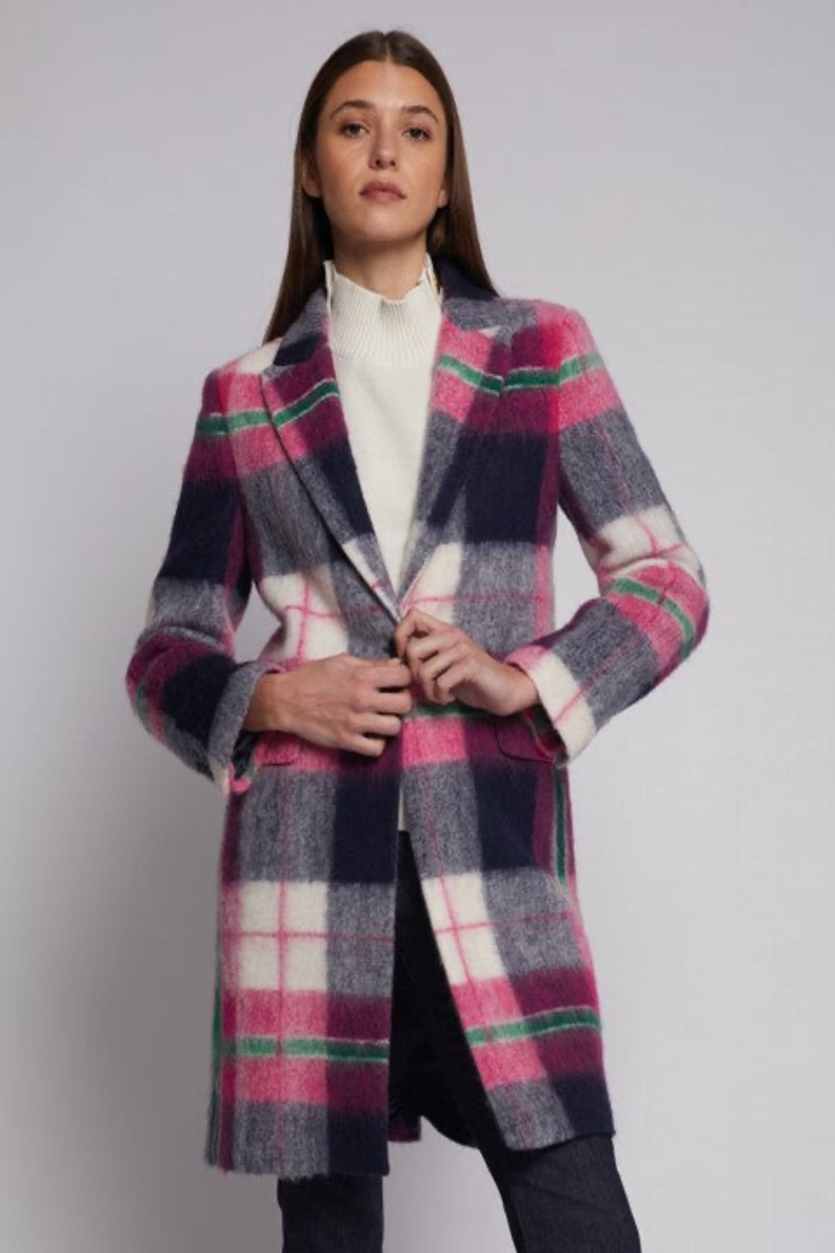 Checked Coat