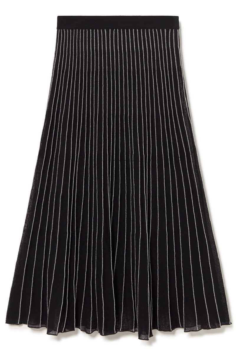 Midi radial skirt