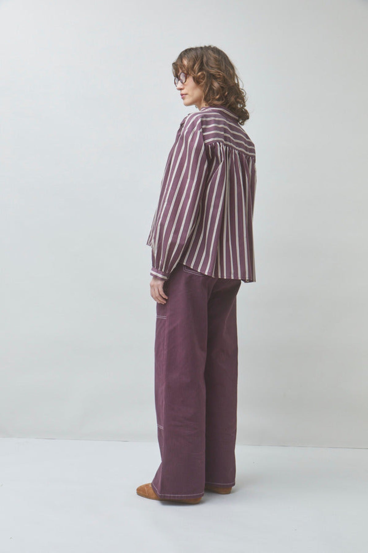 LORENS Oversized striped blouse