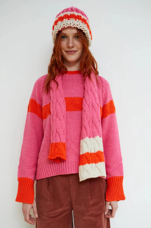 Pink Confetti Scarf