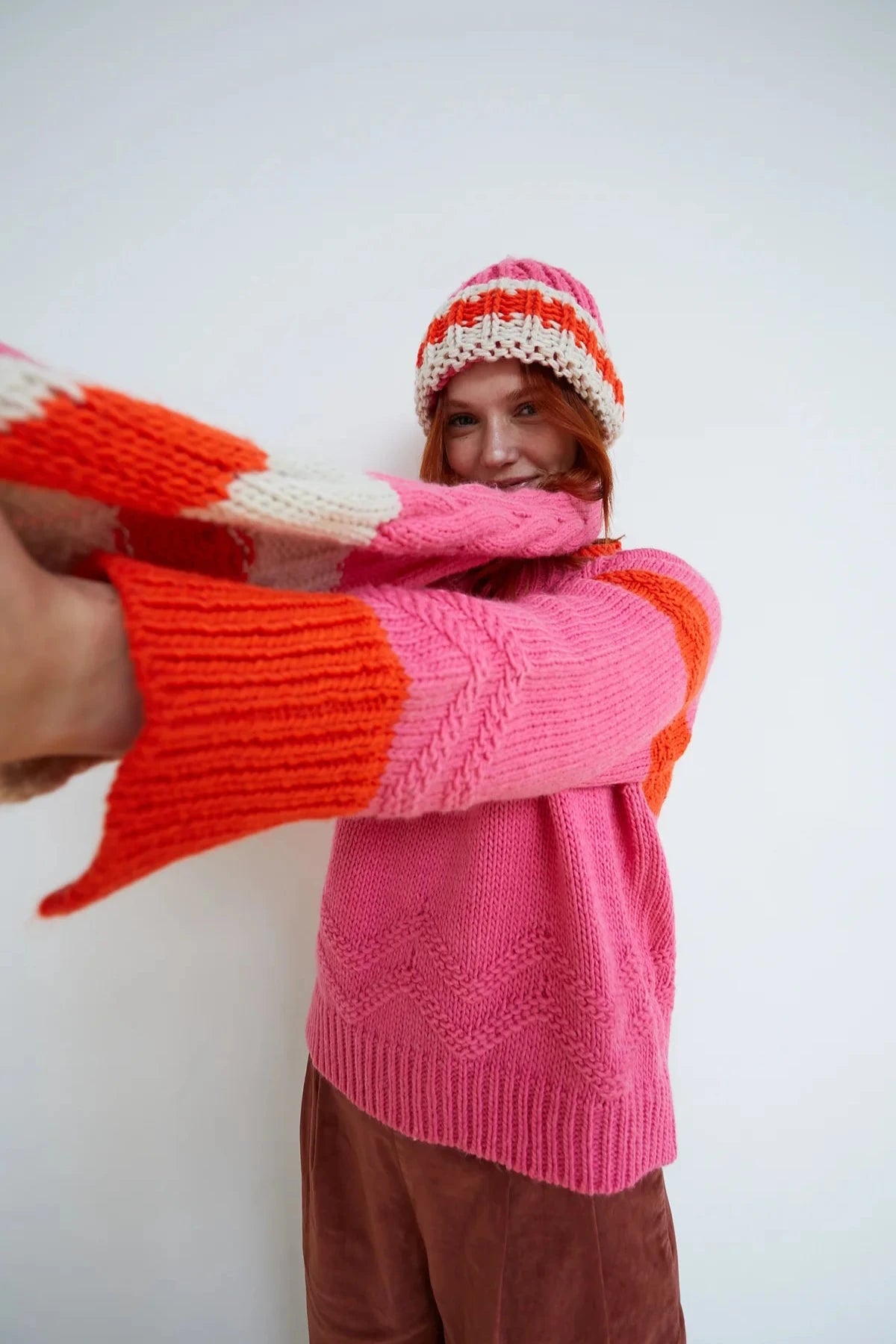 Pink Confetti Scarf
