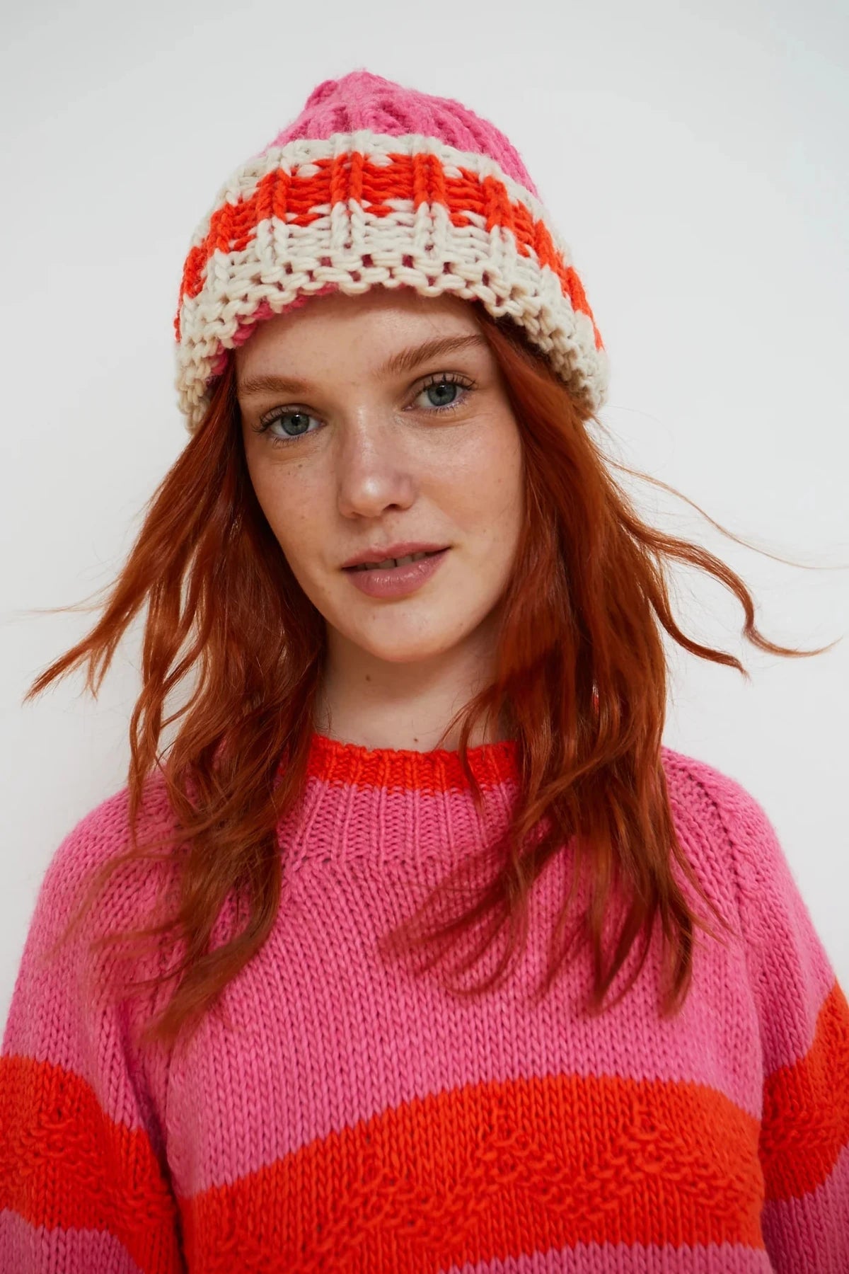 Pink Cookie Beanie
