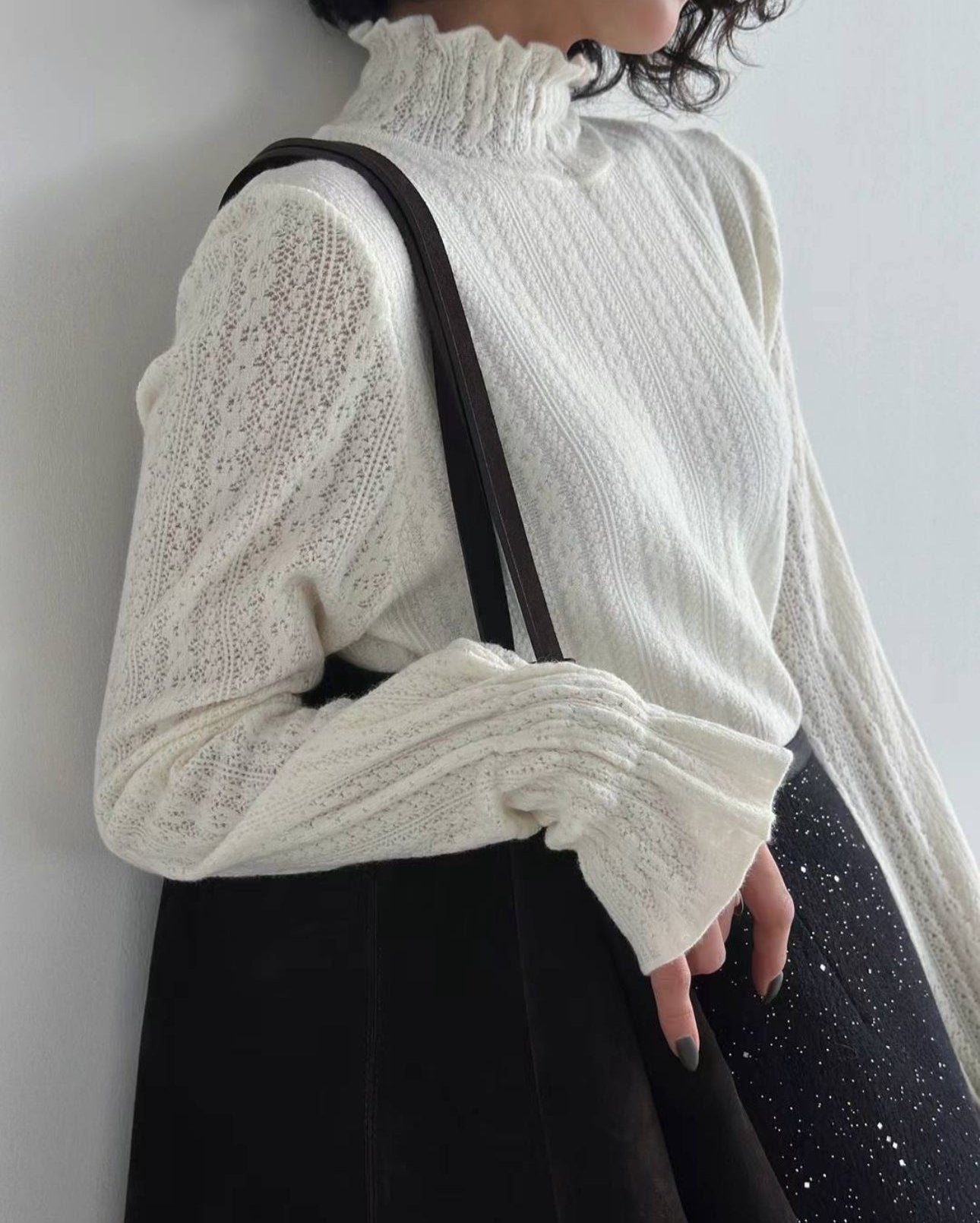 Tortured Lacy Turtleneck