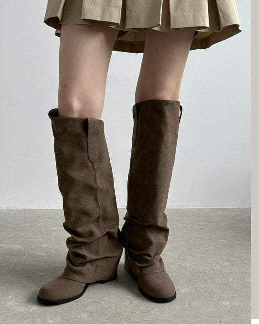 Slouchy Suede Boot