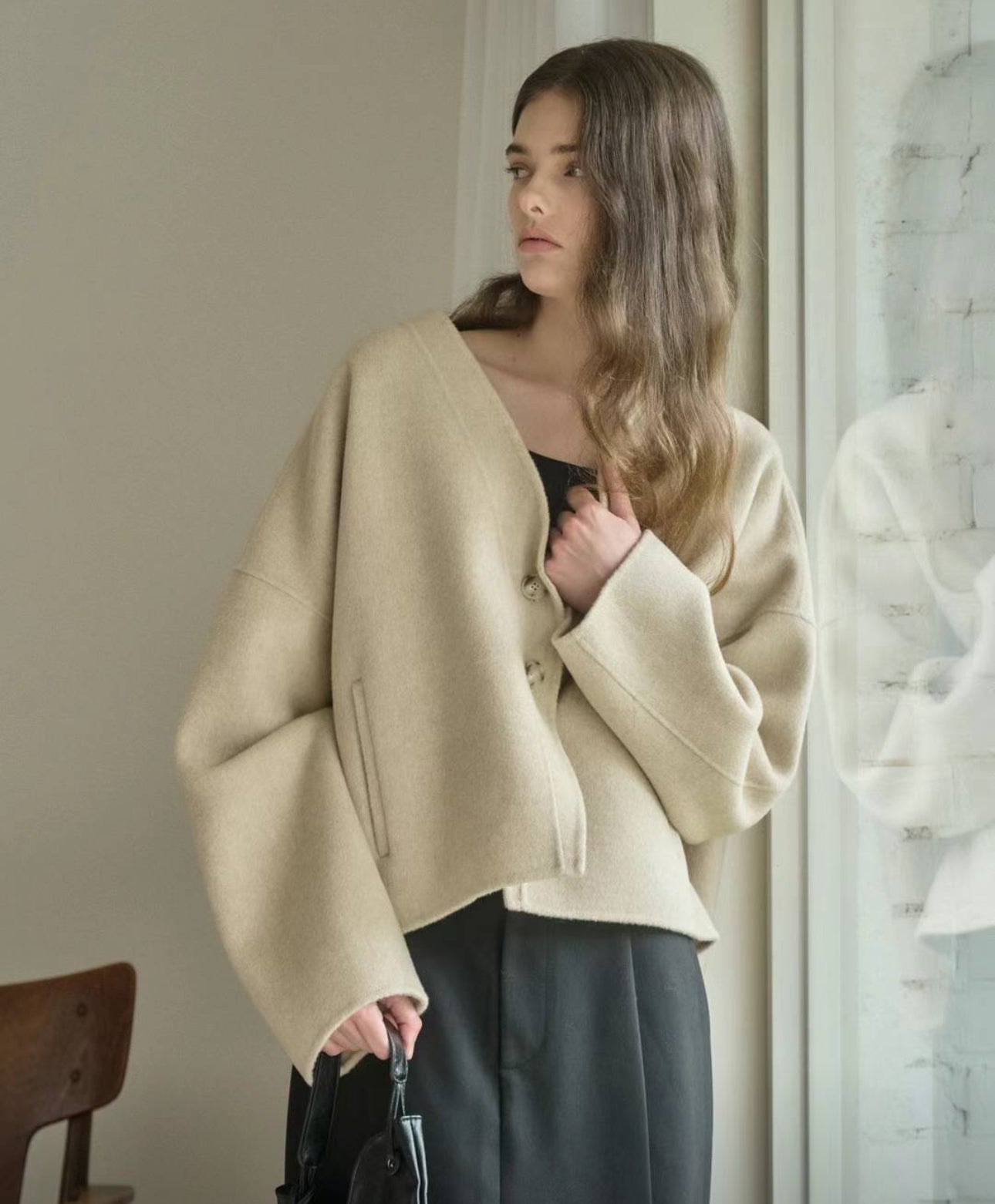 Oversized Wool Cardigan