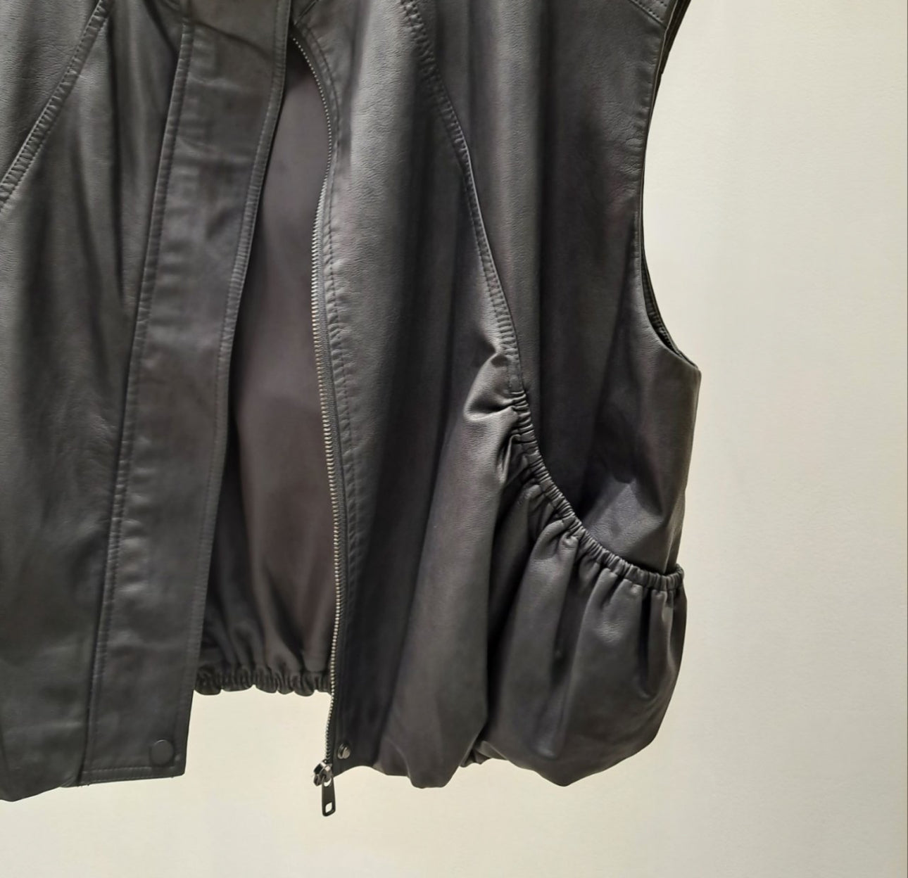 Bradly 100% Leather Biker Vest