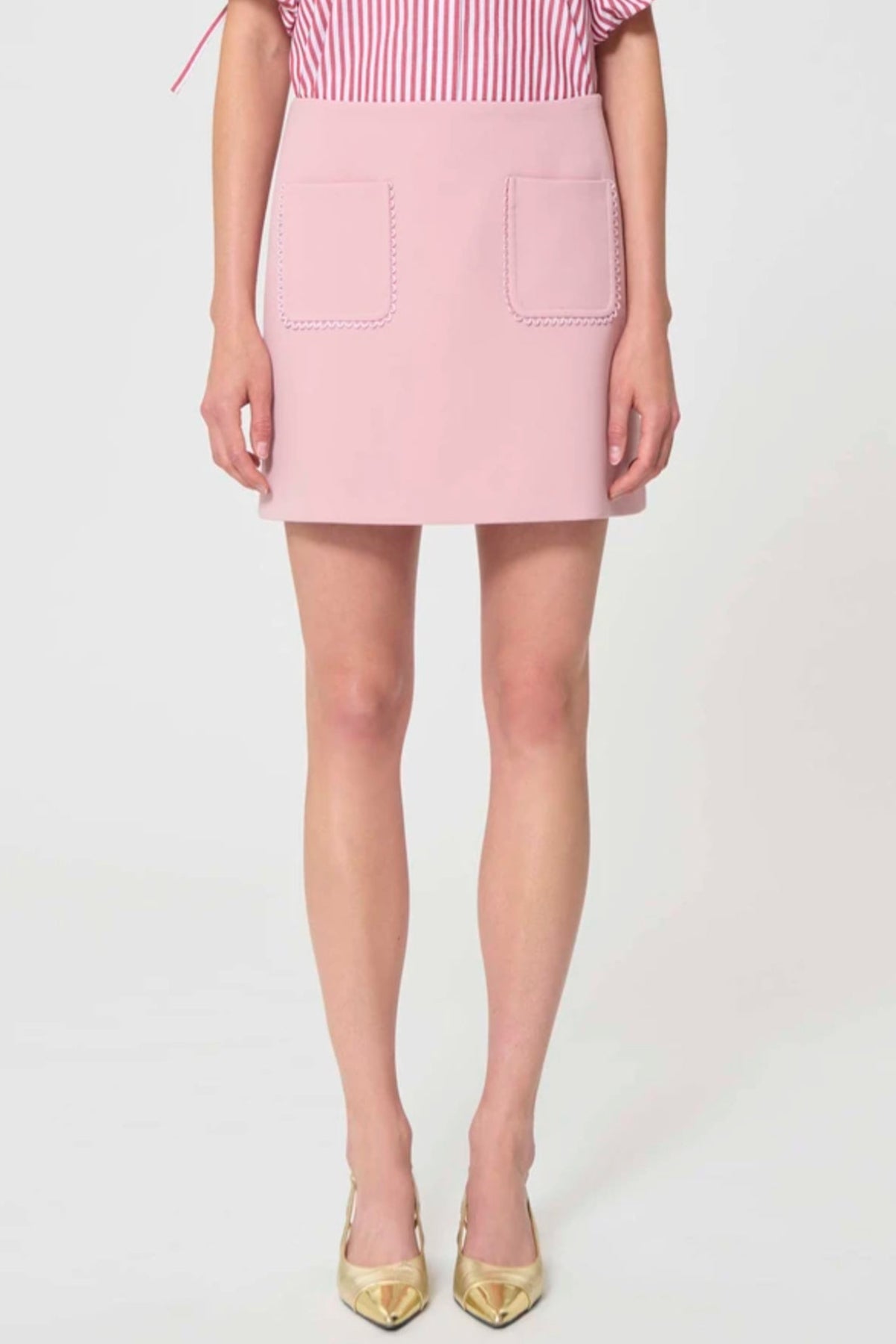 Jadis Skirt pale pink double canvas