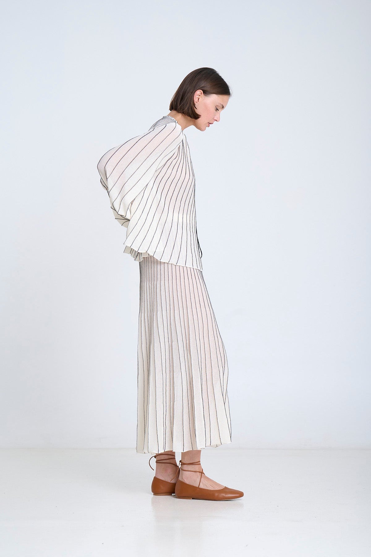 Midi radial skirt
