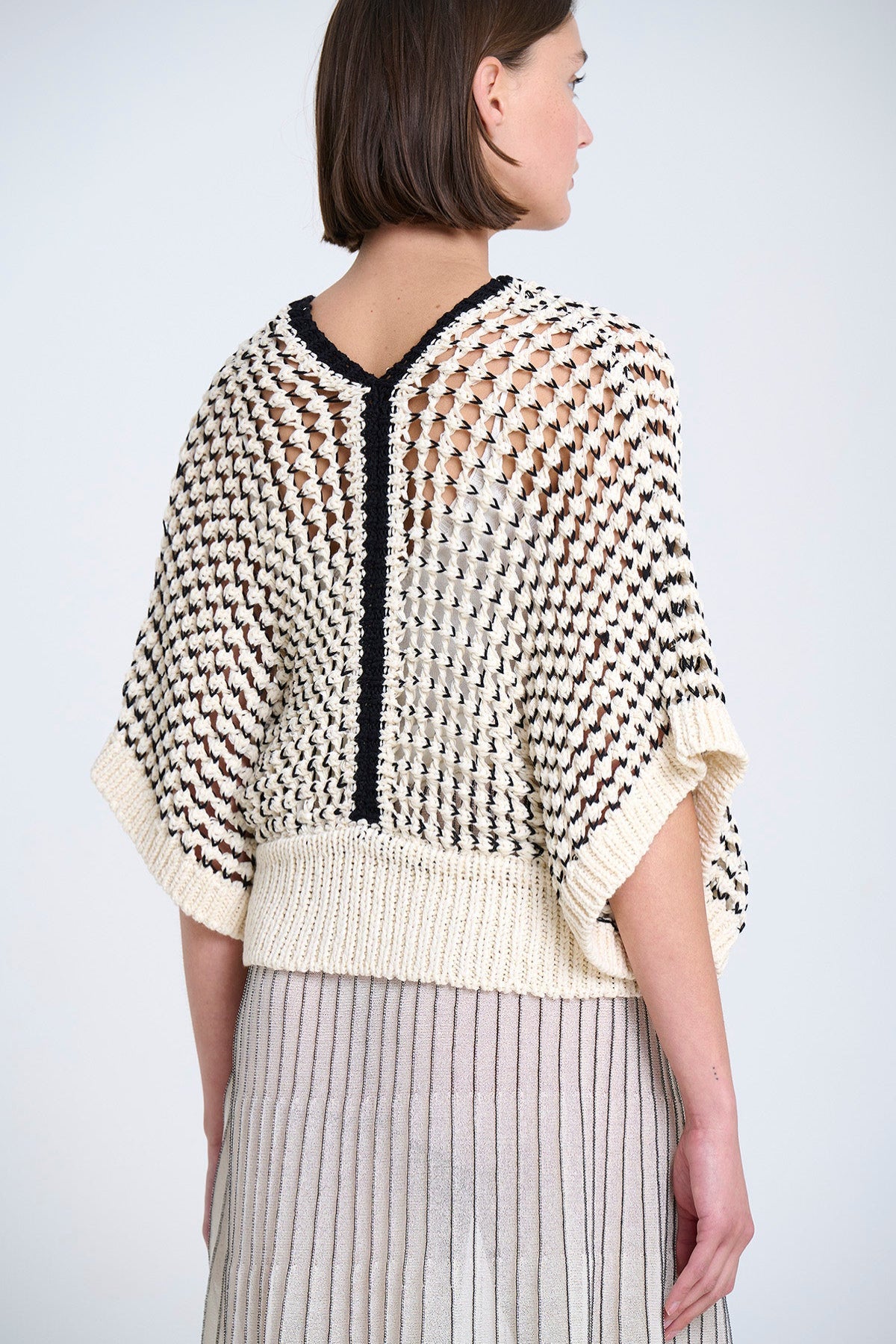 Textured knit vest